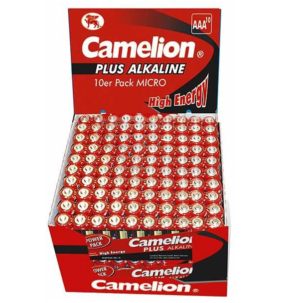 Alkaline AAA-Batterien CAMELION LR03 1170 mAh — 200er-Pack