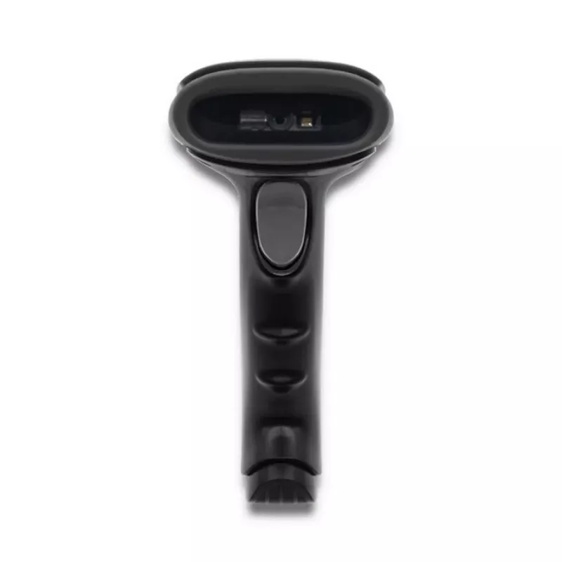 Hand-Barcodeleser QOLTEC 50868 — 1D/2D-Laserscanner, USB kabelgebunden & kabellos, Arbeitsabstand 600 mm, schwarz