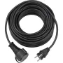 Brennenstuhl H05RR-F 3G1,5 - Strom-Verlängerungskabel - CEE 7/7 (SCHUKO) (M) - Stromversorgung CEE 7/4 (SCHUKO)/CEE 7/7 (SCHUKO) (W) - 25,0 m - Schwarz (1161470)