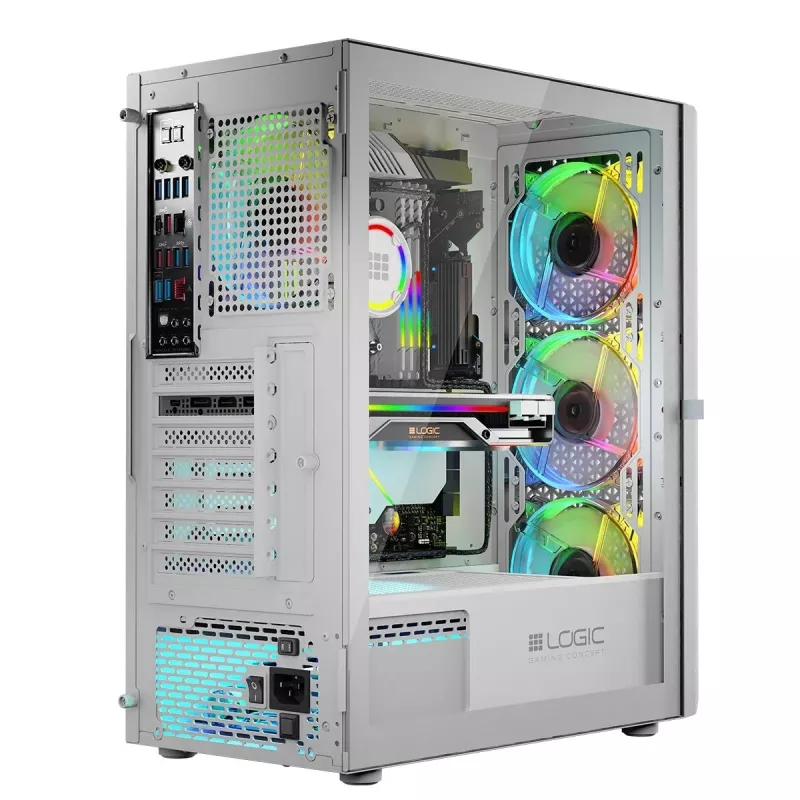 Logic ARAMIS ARGB MINIDI USB 3.0 Gehäuse Weiß