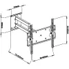 LCD-Halterung AR-20B 32-55 Zoll 45kg H/V
