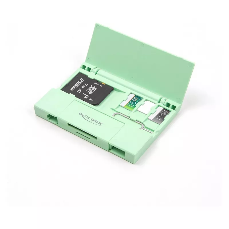 Kartenleser DeLOCK 91015 USB 3.2 Gen 1 Typ-A/Typ-C Mint