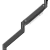 Maclean MC-968 Doppelarm Monitorhalterung mit Gasfeder 17-57 27 kg Schwerlast Stabil Vollbeweglich Halterung Max VESA 200x200