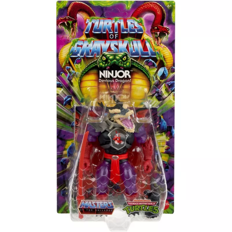 Actionfigur MATTEL MotU Origins TOG Core Mutated Ninjor Sammelfigur JBN04