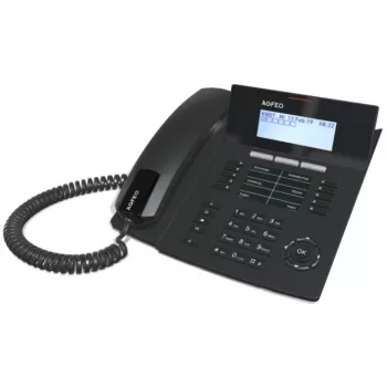 AGFEO Systemtelefon ST54 IP SENSORfon schwarz