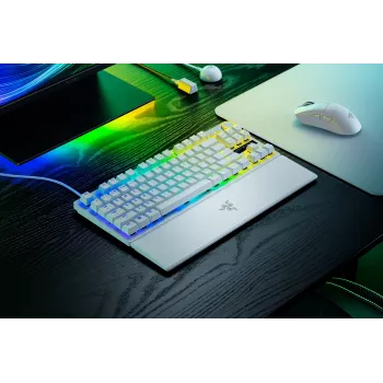 Razer Huntsman V3 Pro Tenkeyless 8KHz | Gaming-Tastatur | Kabelgebunden | US | Weiß | Razer Analog Optical Switch Gen-2