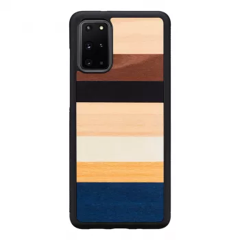 Handyhülle man and wood Galaxy S20+ schwarz – schützende Rückenabdeckung für Samsung Galaxy S20+