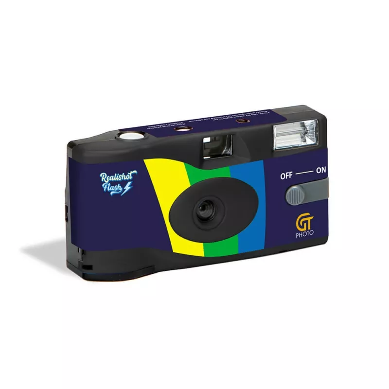 Kompakte Filmkamera GT Photo GT27FL 135 mm Schwarz Blau 31 mm
