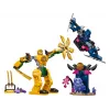 LEGO NINJAGO Arins Kampf-Mech Actionfigur Ninja-Spielzeug für Jungen und Mädchen ab 4 Jahren, Dragons Rising Set mit Arin Minifigur und Mini-Kata