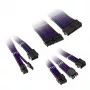 Kolink Core Adept Braided Kabel Extension Kit - Jet Schwarz/Titan Lila