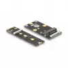 DeLOCK Konverter M.2 Key B+M Stecker auf Mini PCIe Slot flexibles Kabel