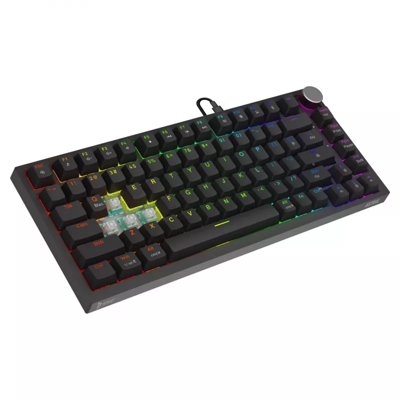 Savio ASTRAL BLACK JADE Tastatur Gaming USB QWERTY US International