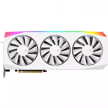 Grafikkarte XFX Radeon RX 9070 XT — 16 GB GDDR6, 256-bit, PCIe x16, 3 Lüfter, Weiß, 360 mm