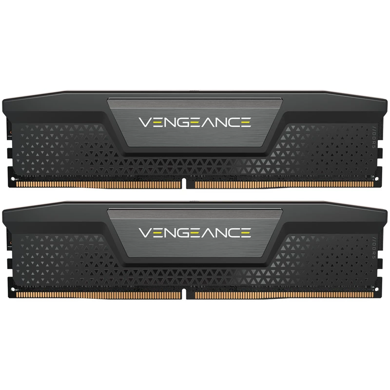 DIMM 48 GB DDR5-5200 (2x 24 GB) Dual-Kit, Speicher schwarz, CMK48GX5M2B5200C38, Vengeance, INTEL XMP