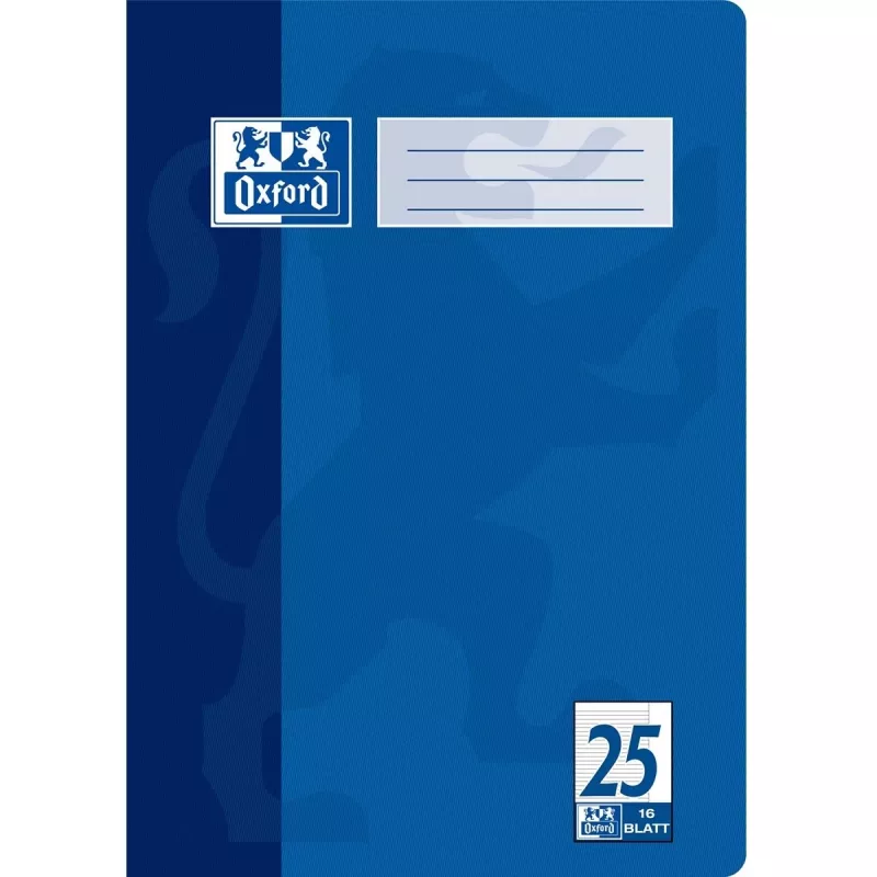 Schreibheft Elba 384401625 A4 16 Blatt Blau