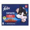 Felix Fantastic ländliche Geschmacksrichtungen in Gelee - Nassfutter für Katzen - 24x 85 g