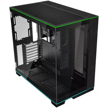 Lian Li O11DERGBX O11D EVO PC-Gehäuse Glas Midi-Tower Schwarz RGB Tempered