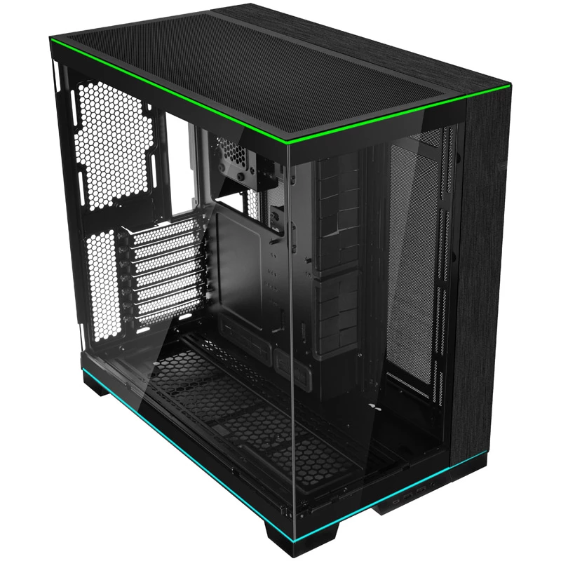 Lian Li O11DERGBX O11D EVO PC-Gehäuse Glas Midi-Tower Schwarz RGB Tempered