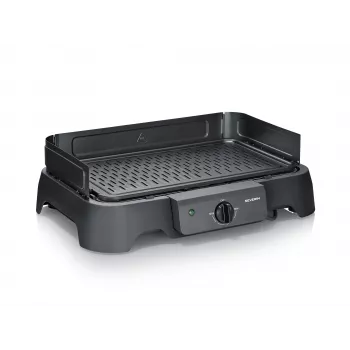 Tisch-Elektrogrill SEVERIN PG 8595 — 2000 W, rechteckige Grillfläche, schwarz