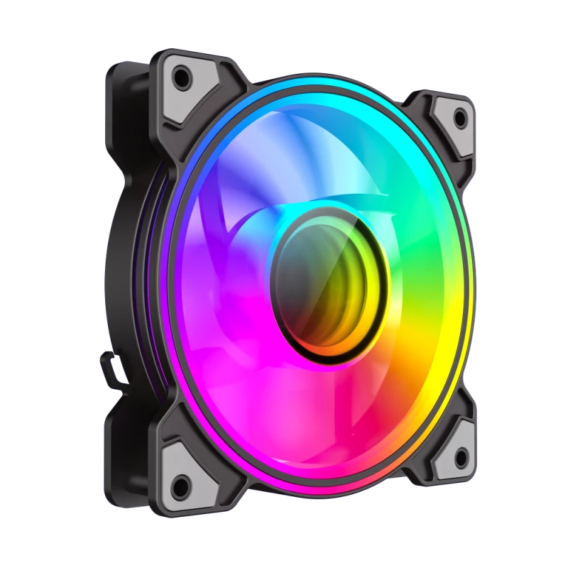 Gamemax | Gehäuselüfter | DUAL RING INFINITY | Schwarz