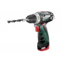 Pistolengriffbohrer Metabo PowerMaxx BS Basic 1400 RPM, Schwarz, Grün