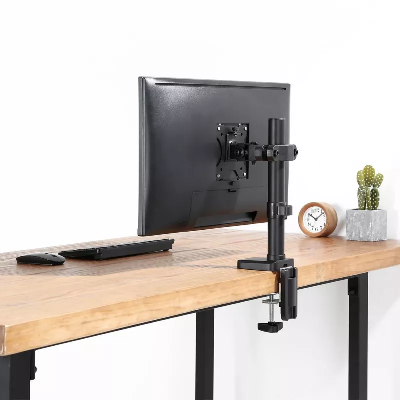 Monitorhalterung MACLEAN MC-983 für 17–32 Zoll LED-/LCD-Bildschirme, VESA 75x75–100x100, max. Tragkraft 8 kg, Mast/Wand
