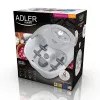 Beinmassagegerät Adler AD 2167 mit Roll- und Vibrationsmassage, Wärme, einstellbarer Intensität, 80 W, Grau Weiß