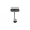 DIGITUS DA-70853 USB-C-auf-VGA-Adapter, Full HD 1080p, schwarz