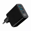 Gembird TA-UC-PDQC30LCD-BK-02 Ladegerät für Mobilgeräte Universal Schwarz AC Schnellladung Innenbereich