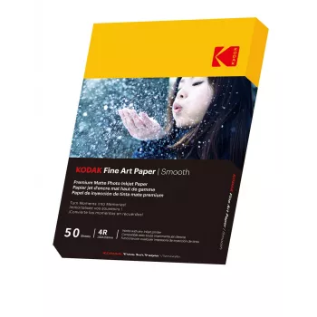 Kodak Fine Art Papier 230g matt beschichtet glatt 4/6x50