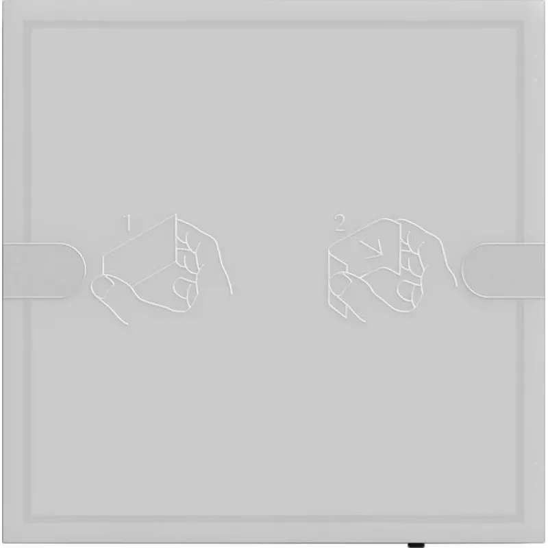 GIRA Tastsensor 4 Komfort 1-fach KNX TS4 Anthrazit 5001028