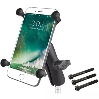 RAM Mounts X-Grip Large Phone Mount Motorrad-Lenkerklemme Schwarz