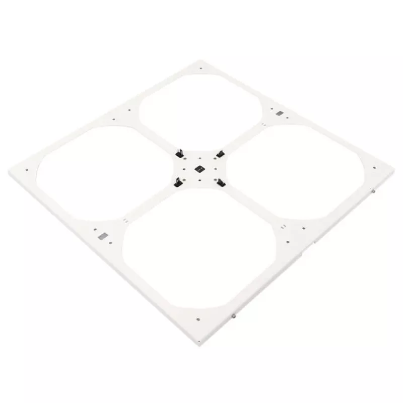 Lüfterrahmen für Radiator Watercool MO-RA IV 400 – kompatibel mit 200-mm-Lüftern, weiß
