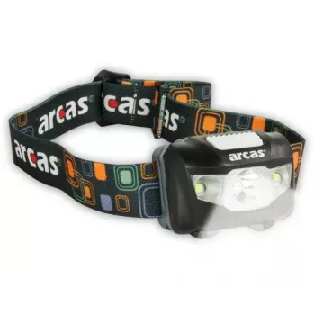 Arcas | Stirnlampe | ARC5 | 1 LED+2 Flutlicht-LEDs | 5 W | 160 lm | 4+3 Lichtfunktionen
