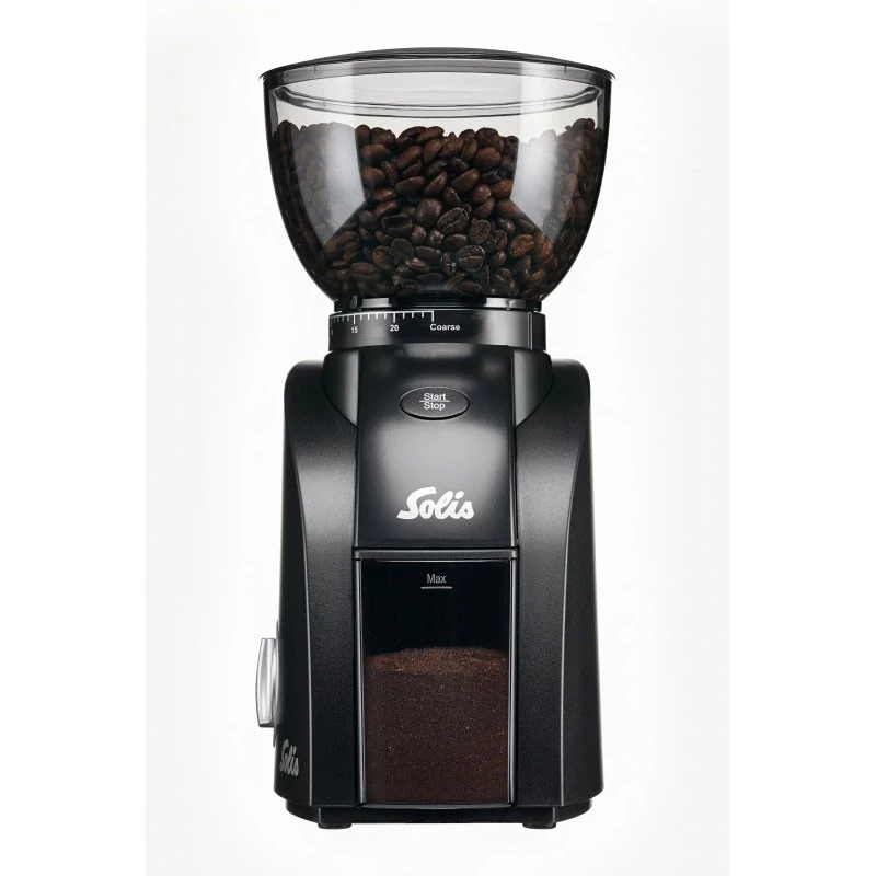Kaffeemühle Solis Scala Zero Static 135 W Schwarz Silber