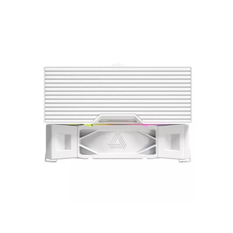 Luftkühler Montech NX400 ARGB 120 mm Weiß — 270 W TDP, FDB, 156×74×120 mm