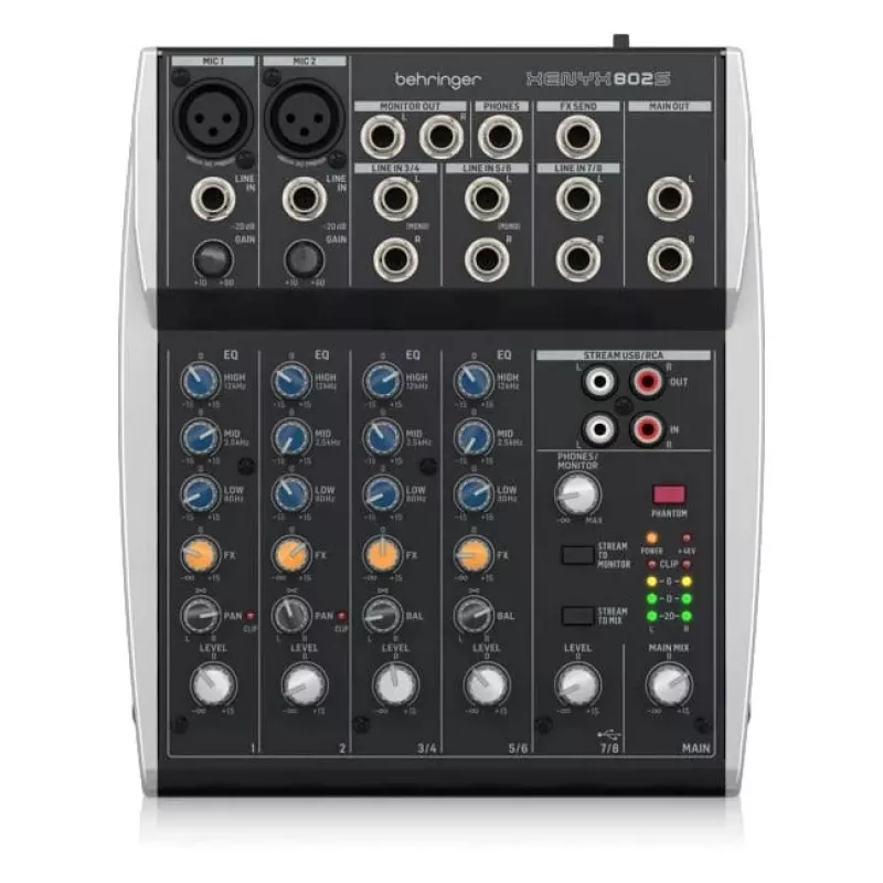 Behringer XENYX 802S - analoger Audiomixer