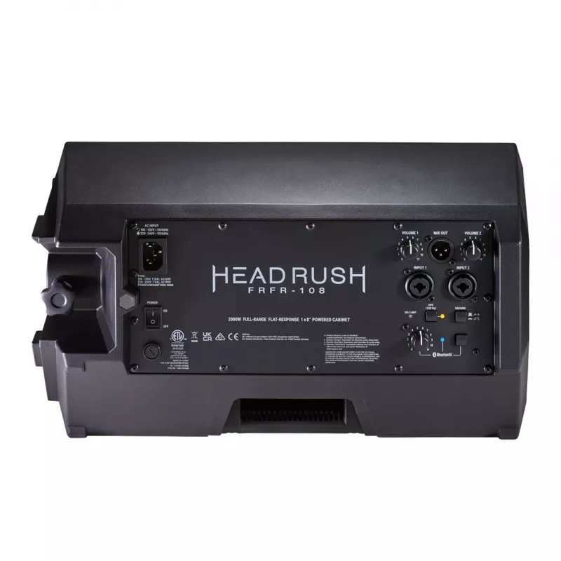 Gitarren-Column HEADRUSH FRFR-108 MK2, 8-Zoll-Tieftöner, 200W Gesamtleistung, Bluetooth 5.0, XLR/TRS-Kombieingänge