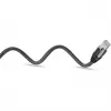 Ethernet-Kabel USB-C 3.2 Gen2 Stecker > RJ-45 Stecker, LAN-Adapter schwarz/Silber, 1,5 Meter, geflochtene Textilummantelung
