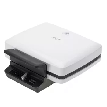 Waffeleisen Adler AD 3085 — 1200 W, 2 rechteckige Waffeln 9×13 cm, einstellbare Temperatur, Antihaftplatten