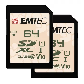 Flash-Speicher Emtec 64GB UHS-I U1 V10 Outdoor ECMSD64GXCU1ORP
