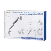 Monitorhalterung LogiLink BP0042 81,3 cm (32 Zoll) Schreibtisch Aluminium