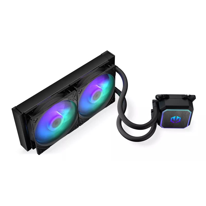 ENDORFY Navis F240 ARGB Prozessor All-in-One-Flüssigkeitskühler 24 cm Schwarz 1 Stück