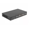Unmanaged Switch LANBERG RSGE-24 — 24× Gigabit Ethernet 1U, rack-montierbar, schwarz