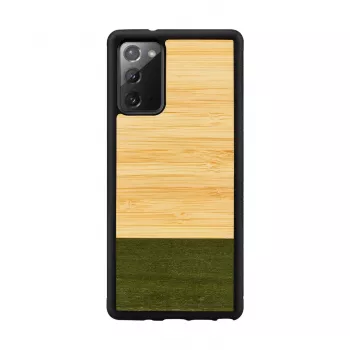 Schutzhülle Man and Wood Galaxy Note 20 — Bambuswald Schwarz