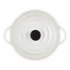 Le Creuset 71901107160100 Mini Dutch Oven, 0,25 L, Weiß