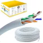 Netzwerkkabel Extralink Twisted pair CAT6 UTP (U/UTP) V2 Indoor 100M Grau