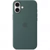Apple iPhone 16 Plus Silikon Case mit MagSafe – Seegrün