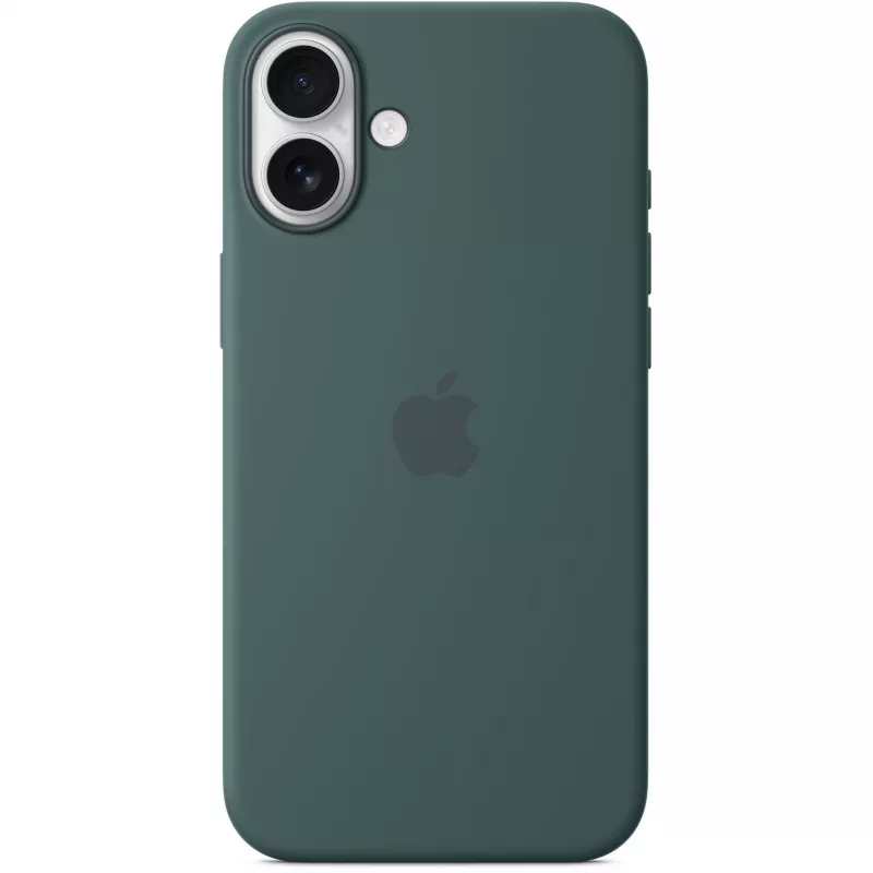 Apple iPhone 16 Plus Silikon Case mit MagSafe – Seegrün