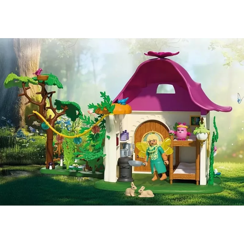 Figuren-Set Princess Magic 71838 Gemütliches Feenhaus und goldenes Einhorn